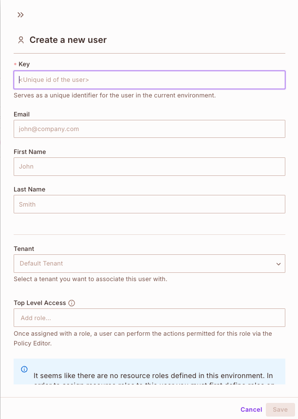 Create User Form