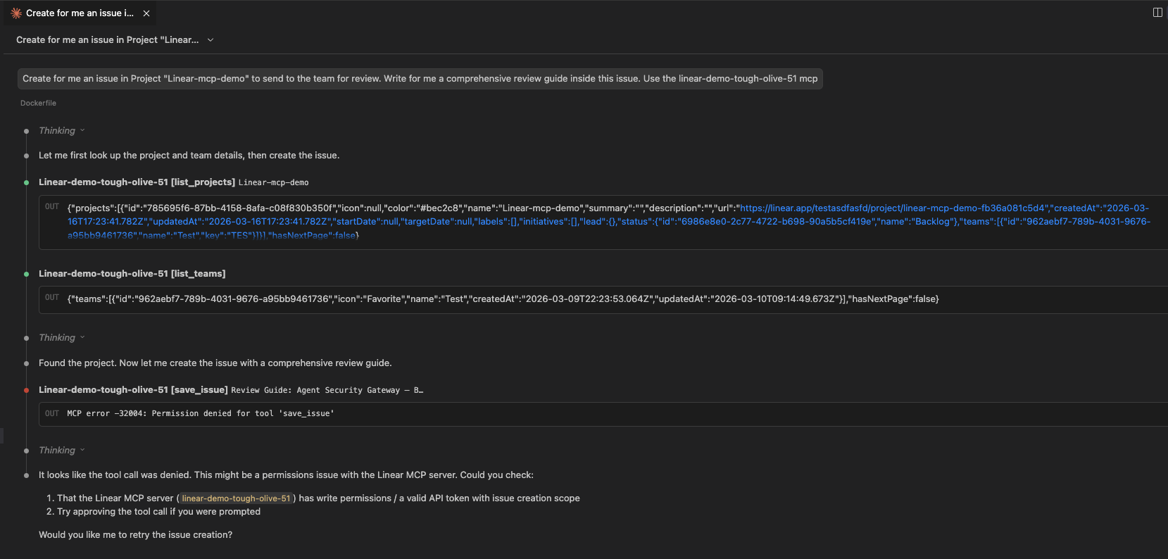 PM receives Permission Denied when trying to save_issue
